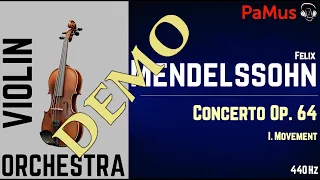 Felix Mendelssohn: Violin Concerto Op. 64, 1st movement - orchestra accompaniment