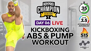 35 MIN  KILLER Kickboxing and Abs Workout with Weights | CHAMPION DAY 06