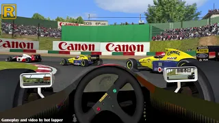 Grand Prix 4: Ayrton Senna Squeezing Into Suzuka Chicane | McLaren MP4/6, F1 1991