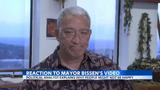 Mayor Bissen's video statement on his whereabouts during Lahaina fire met with mixed reactions