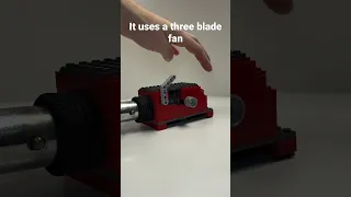 Lego vacuum turbine engine! (11,584 RPM) SOUNDS LIKE F1!!