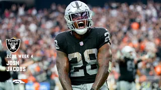 Josh Jacobs’ Best Plays From 175-Yard Performance in Week 4 | Raiders | NFL