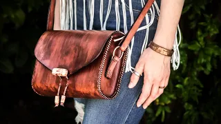 Simple Leather Bag | Leatherworking