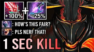 You MUST Build Arcane Blink + Bloodthorn on Chaos Knight! Epic 1 Sec Melt Enemies in Top MMR Dota 2