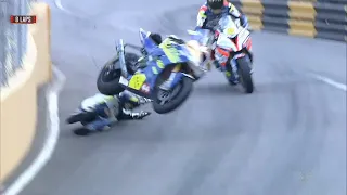 2019 Bikes @ Macau - Hodson and Cerveny Crash