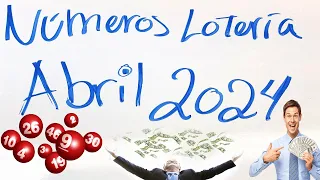 Números que mas salen en la LOTERÍA ABRIL 2024 ¿Cómo ganar la lotería?