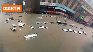 Китай под водой. Военные будут снижать уровень воды взрывами