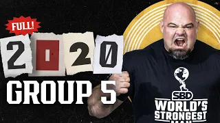 *FULL* 2020 World's Strongest Man | GROUP 5