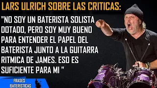 Lars Ulrich Opina Sobre Las Criticas Que Recibe: "Que Piensen Lo Que Quieran, Ya No Me Importa"