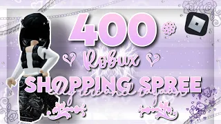 400 robux shopping spree! *again* 😭💕