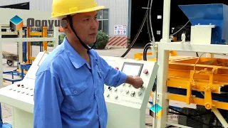 Dongyue New QT10 15 block production line video