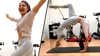 Jacqueline Fernandez Workout And Amazing Flexibility | Bollywood Buzz