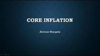 What is Core Inflation? Understand in 70 secs