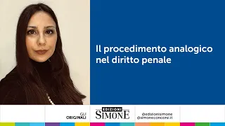 Il procedimento analogico nel diritto penale