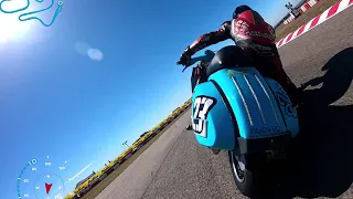 Zuera Spain - 24hours - Vespa - Crash