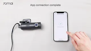 Dash Cam App Connection (no-screen models)
