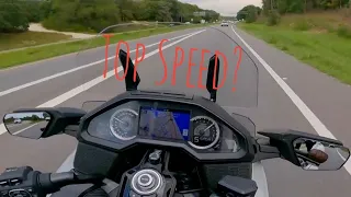 2021 Honda Goldwing DCT TOP SPEED RUN. How Fast Can it Go?