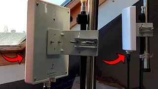 Helium Directional Indoor Antenna Improvisation Set-Up