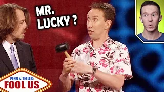 Magician REACTS to Mark Shortland FUNNY MAGIC Tricks on Penn and Teller FOOL US