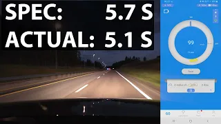 BMW i4 eDrive40 acceleration, braking and noise test