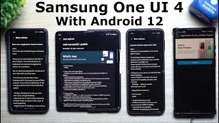 Samsung One UI 4 With Android 12 - Where We Currently Are + Update Schedule - Note 20 Beta Live