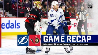 Lightning @ Senators 11/4 | NHL Highlights 2023
