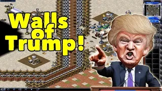 Red Alert 2 - Walls of Trump! - 7 vs 1