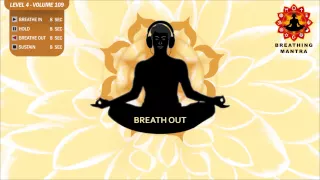 Guided Breathing Mantra (8 - 8 - 8 - 8) Pranayama Yoga Breathing Exercise (Level 4 Volume 109)