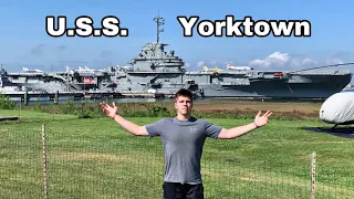 WW2 AIRCRAFT CARRIER! (Tour of U.S.S.   Yorktown