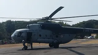 Indian Air Force Mi-17 Helicopter Takeoff- #IAF #VIP flight from #Udupi to #Bengaluru #Karnataka.