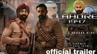 LAHORE 1947 _Trailer ! Sunny Deol ! Aamir Khan ! Shilpa Shetty ! Preity Zinta | Rajkumar updates