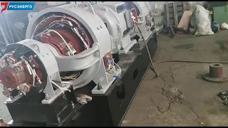 Пятимашинный агрегат ЭКГ-5А в работе