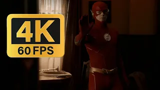 Barry stops his past self from saving his mother | The Flash 9x10 (4K 60FPS)