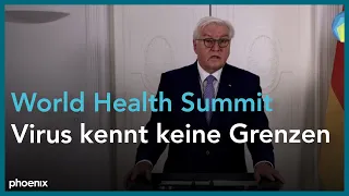 Rede von Frank-Walter Steinmeier zur Eröffnung des World Health Summit 2020 am 25.10.20