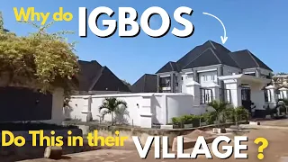 Why Igbo people Build Big houses in the village - Ihiala, Anambra