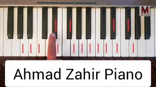 Ahmad Zahir - Ahange Zindagi - Afghan Piano Tutorial آموزش پیانو