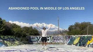 Exploring The Abandoned Pool In Griffith Park