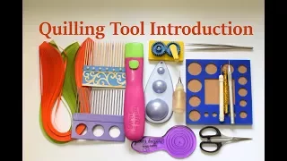 Introduction to Paper Quilling Part one/ Paper Quilling Tools