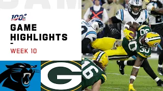 Panthers vs. Packers Week 10 Highlights | NFL 2019
