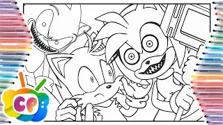 Sonic exe coloring pages/Amy Rose exe coloring page/Tobu - Memory Lane [NCS Release]