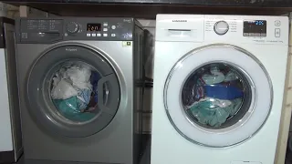 Wash Race No.99 : Hotpoint Vs. Samsung on Cotton 60'c normal