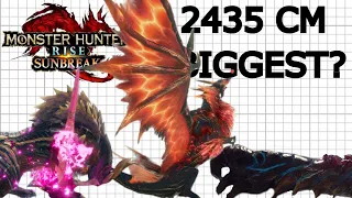 All Monsters by SIZE in MH Sunbreak Final Update