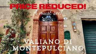 HUGE PRICE REDUCTION! A MUST WATCH! FOR SALE 20 MINUTES FROM CORTONA & MONTEPULCIANO - HOME TOUR