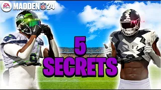 CUSTOM CLEATS AND MORE! 5 SECRETS IN MADDEN 24 SUPERSTAR! YOU NEED TO KNOW THIS! | ESG FOOTBALL 24