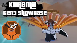 Korama: God Of War Showcase Gen 3 (Kurama) Full Showcase | Shindo Life Rellgames