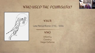 Online Class: The Plumbata with HL Gerald de Huntington