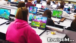 Die ganze Klasse wurde beim Fortnite spielen erwischt…