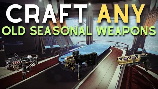 How to Craft ANY Old Seasonal Weapon You're Missing (Ikelos Weapons & More!)