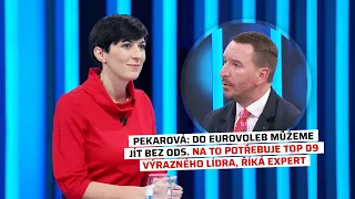 Pekarová: Do eurovoleb můžeme jít bez ODS. Na to potřebuje TOP 09 výrazného lídra, říká expert