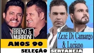 ZEZÉ DI CAMARGO E LUCIANO, BRUNO E MARRONE SUCESSOS SELEÇÃO SERTANEJA pt02 GRANDES SUCESSOS TOP NET